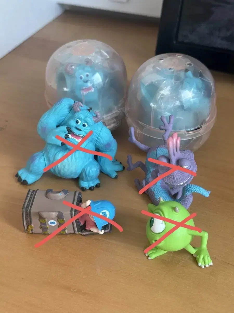 Monster Inc. Gacha Set