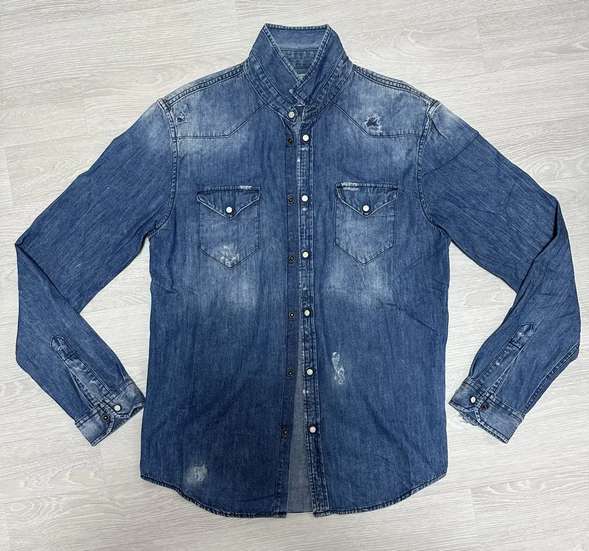 Final Price) Zara Men's Denim Shirt