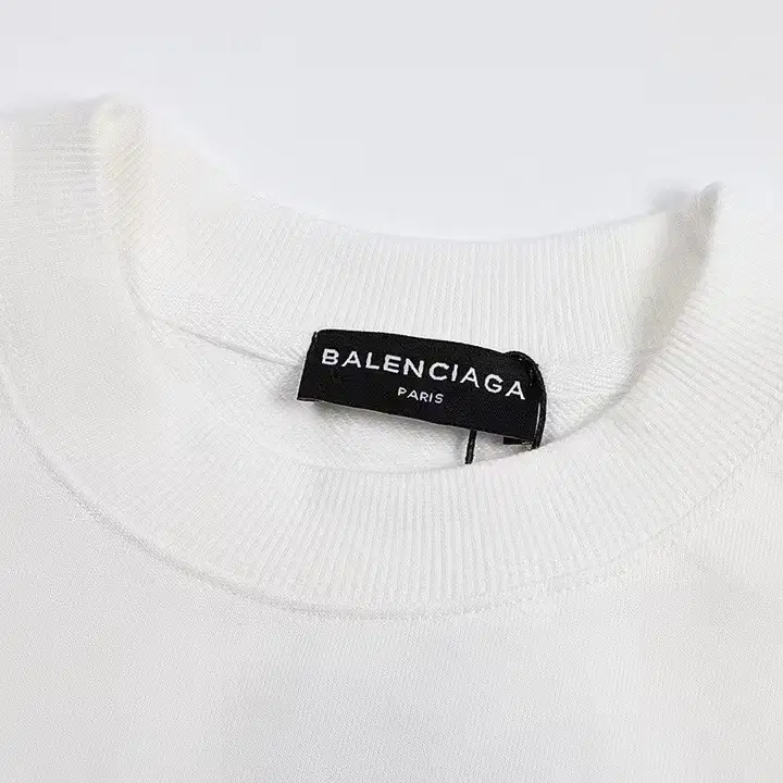 Balenciaga발렌시아가 파도 콜라 라운드넥 후드티 흰색 상의M