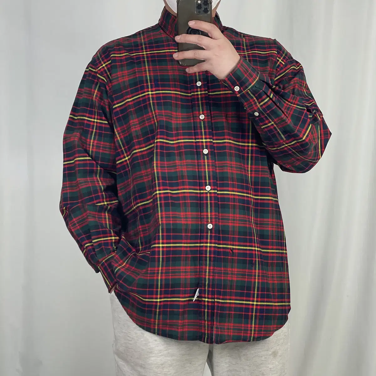 Polo USA Check Long Sleeve Shirt L .241114