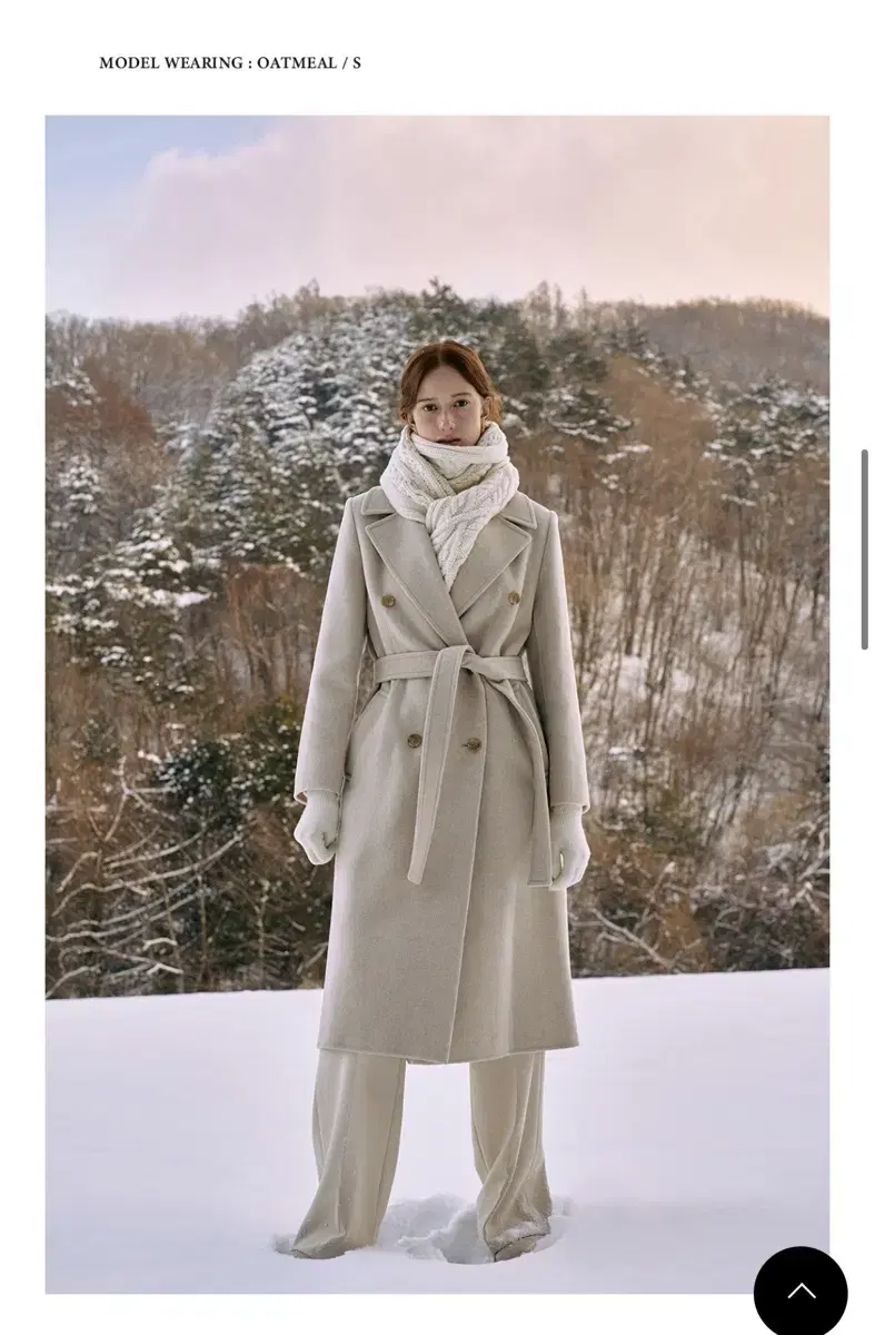 라메레이 Stitch Wool Double Coat