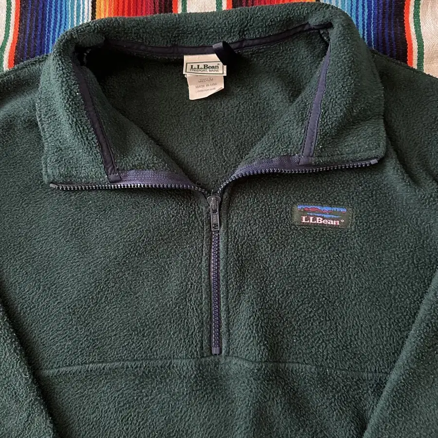 80s L.L.Bean Pullover Fleece Jacket