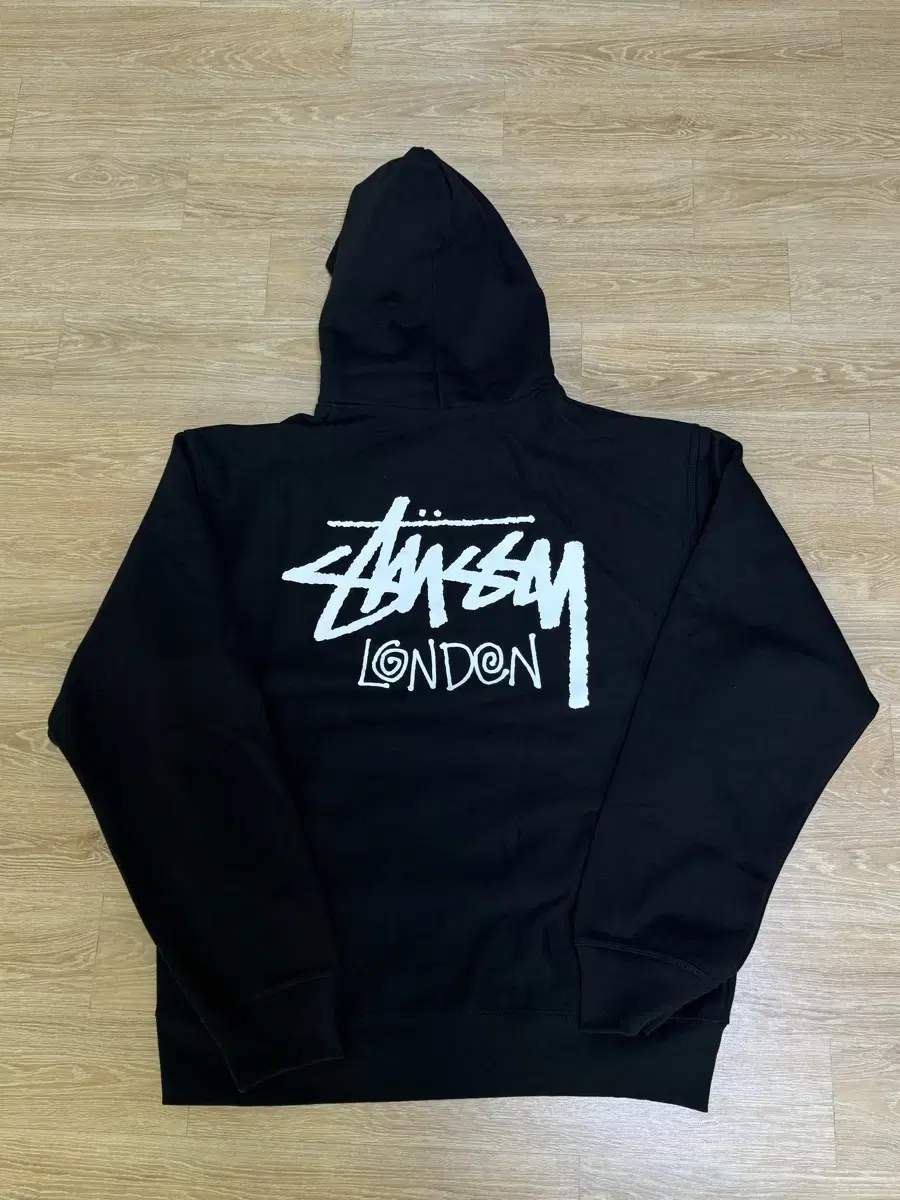 [XL] Stussy London Hoodie Black