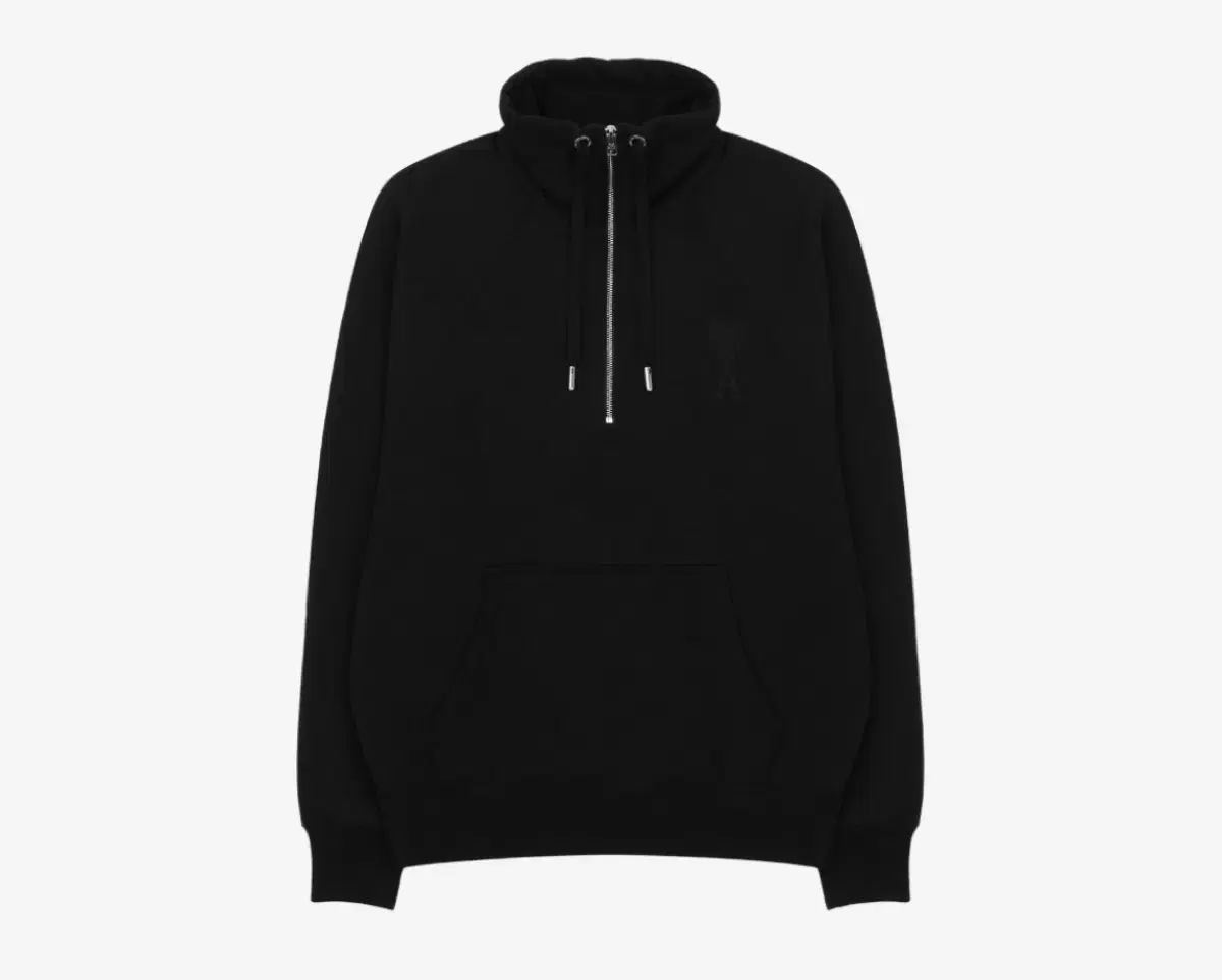 Ametone Chanyoung Heart Logo Half Zip Up Black(size M)