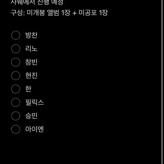 스키즈 합 한정판 힙테잎 사웨 분철