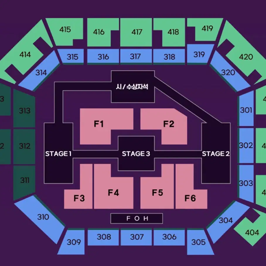 KGMA 일요일 VIp 310구역 양도