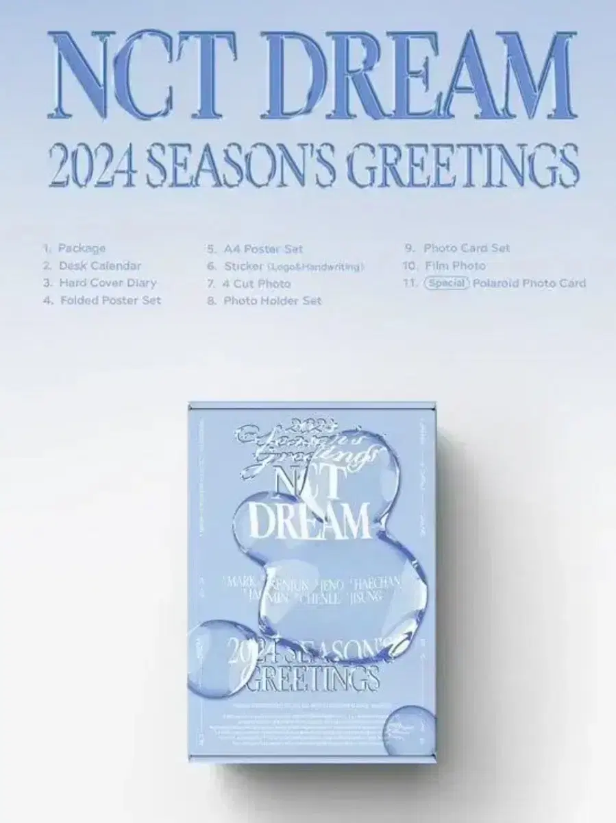 NCT Dream 2024 seasons greetings unsealed season's greetings ( including photocard )WTS