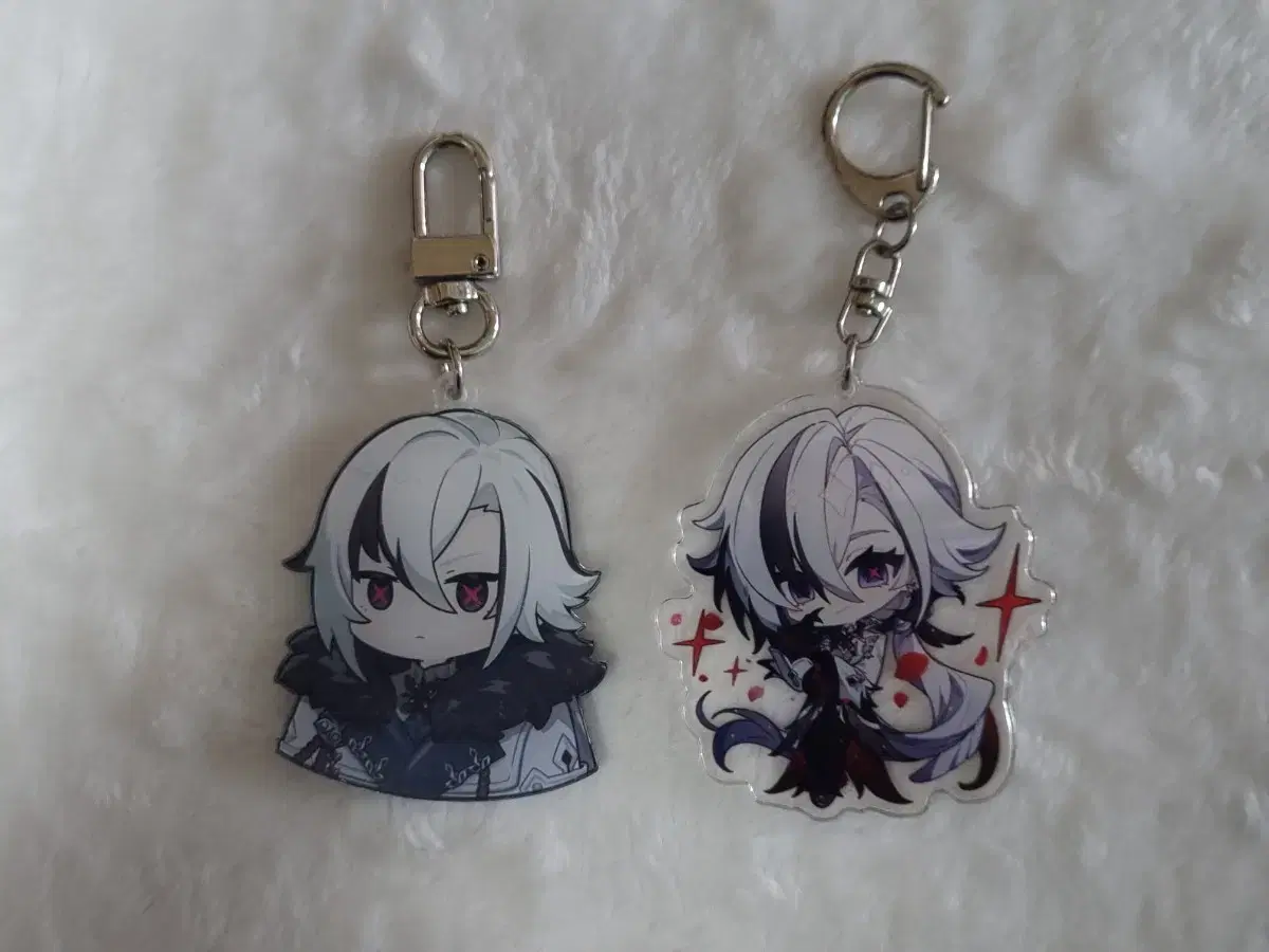 Genshin Impact Arrechino acrylic Keyring