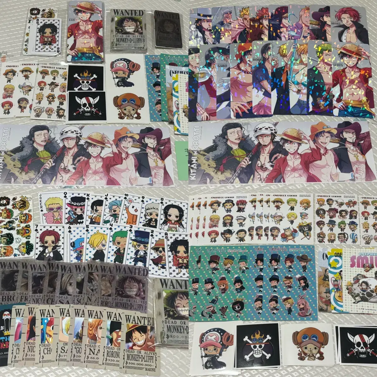 ONEPIECE unofficial goods KARDTEK sticker postcard kard Bulk