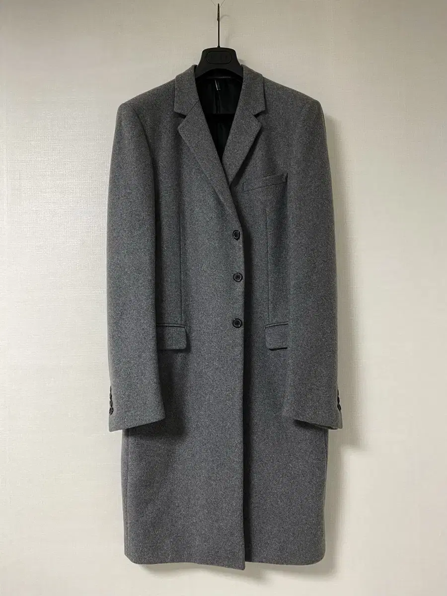 Dior HOMME by HEDI SLIMANE LUSTER cashmere coat