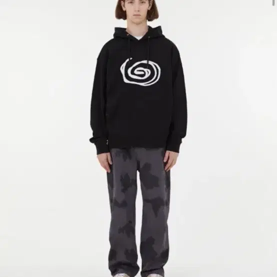 LMC SPIRAL HOODIE black 엘엠씨 후드티