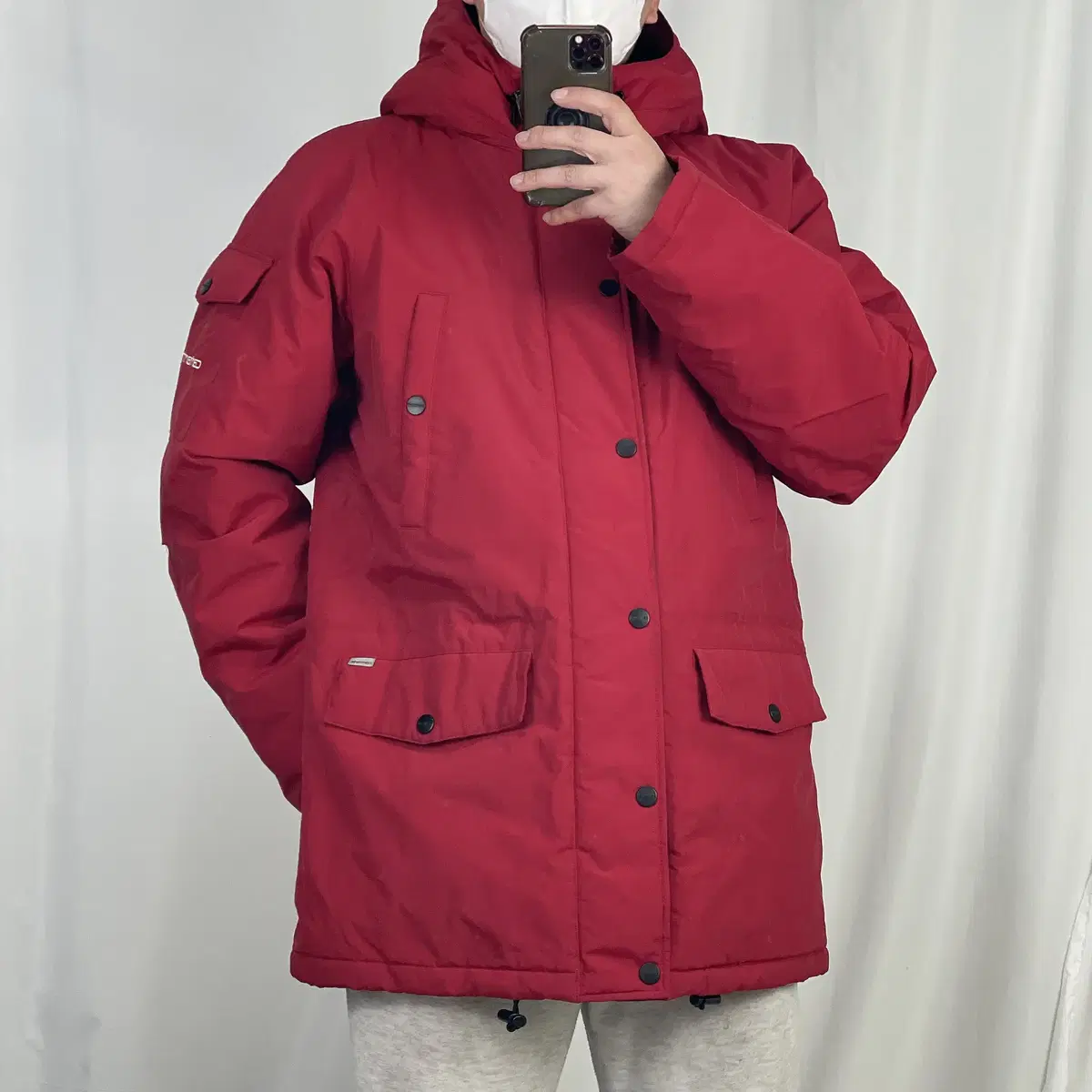 Calhart Anchorage Red Parka Padded L .241114