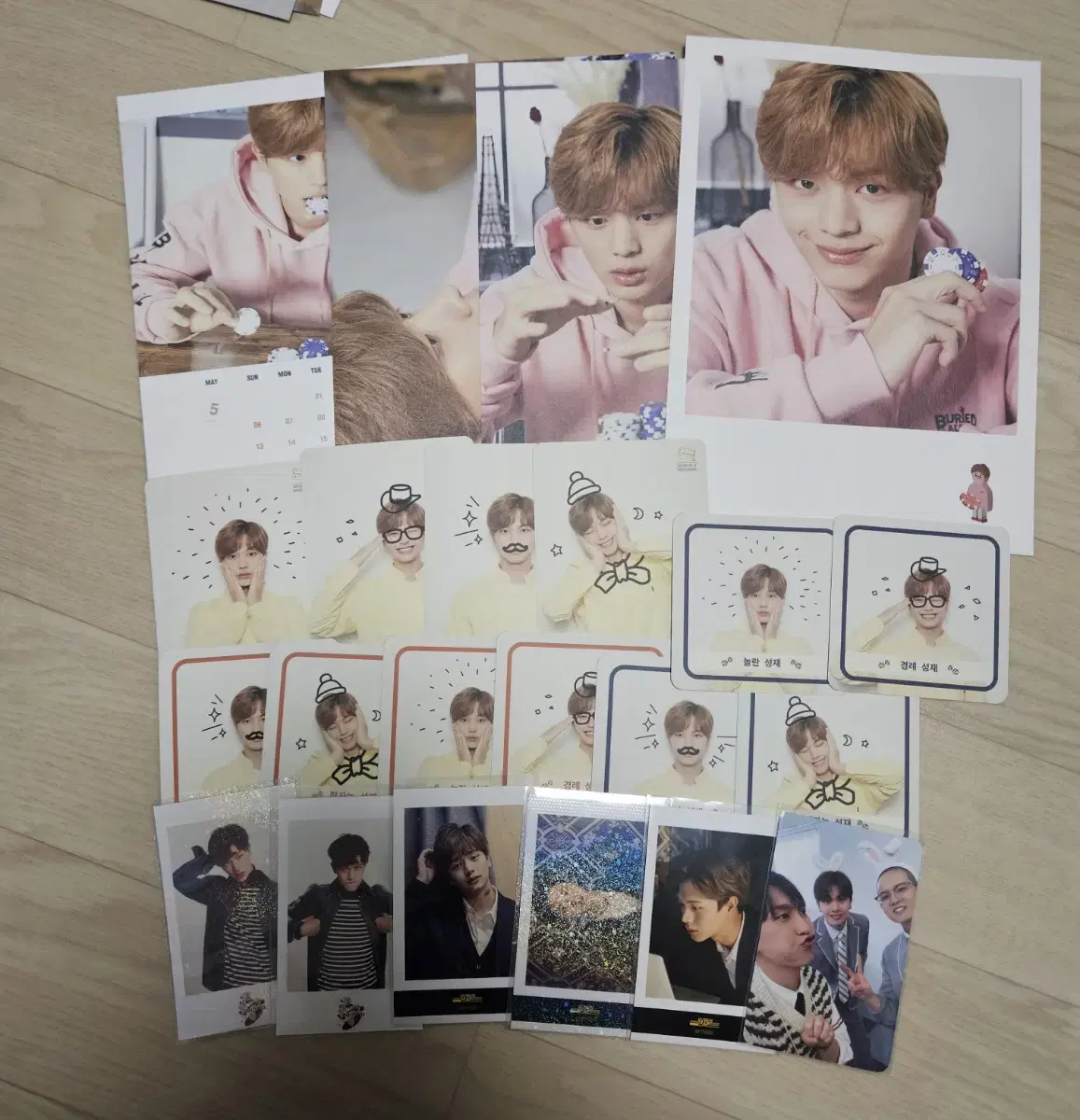 [bulk] btob yook sungjae 18 seasons greetings, ukon, pgl pola, poka