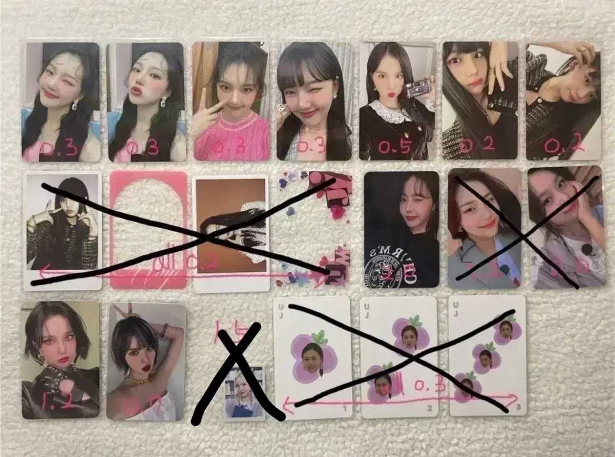 (Quick sale全体bulk6.0)gfriend viviz photocard yerin eunha eunbi umji unreleased photocard