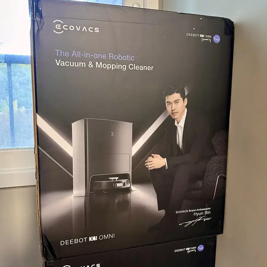 Ecovacs 프리미엄 로봇청소기 새제품/ 회전물걸레+열풍건조 포함