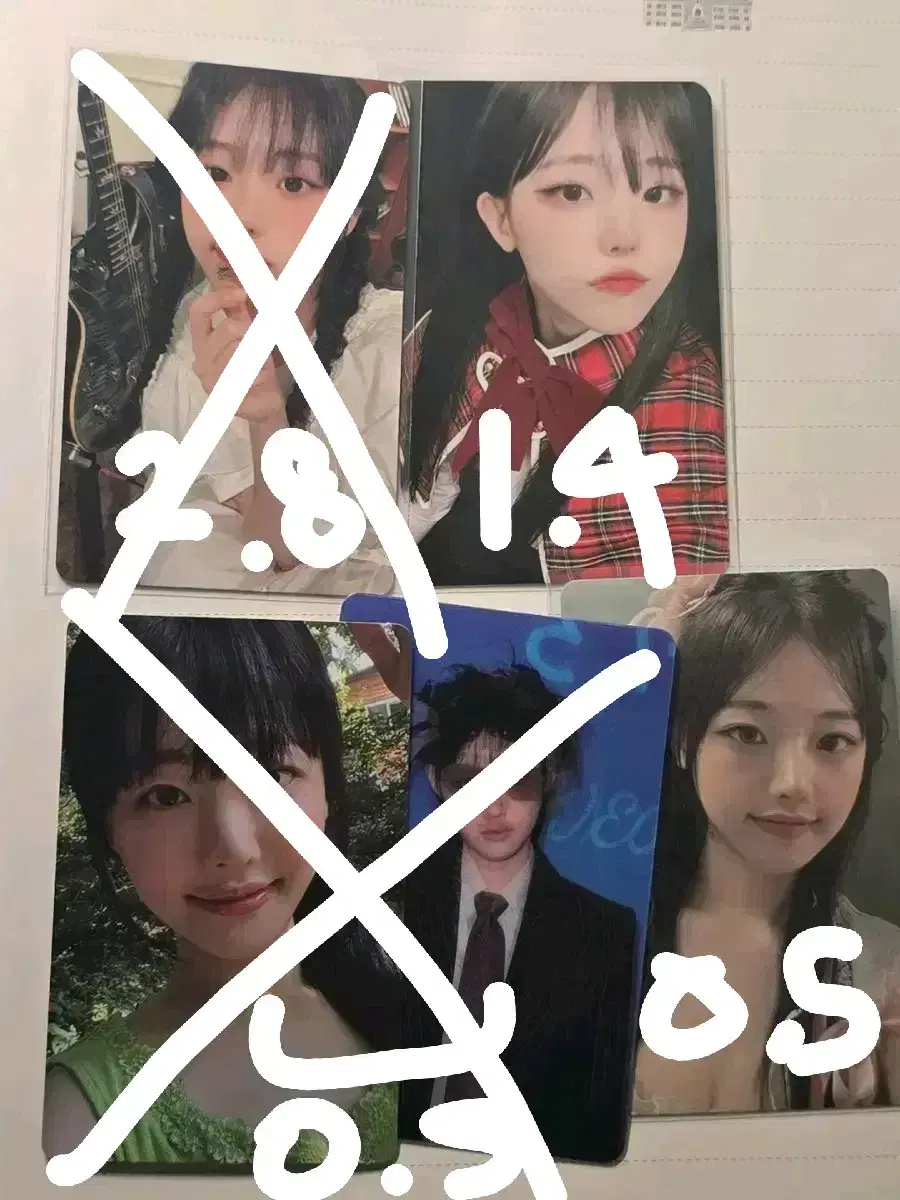 QWER hina nyang nyang nyang photocard sell wts siyeon chodan magenta