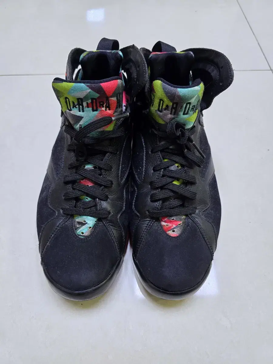 Nike Jordan genuine black leather basketball shoes 260mm free shipping