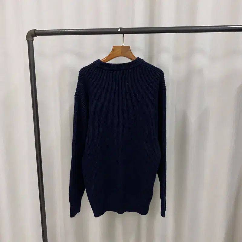 자라 ZARA 네이비 골지 남자 니트 100 A06597