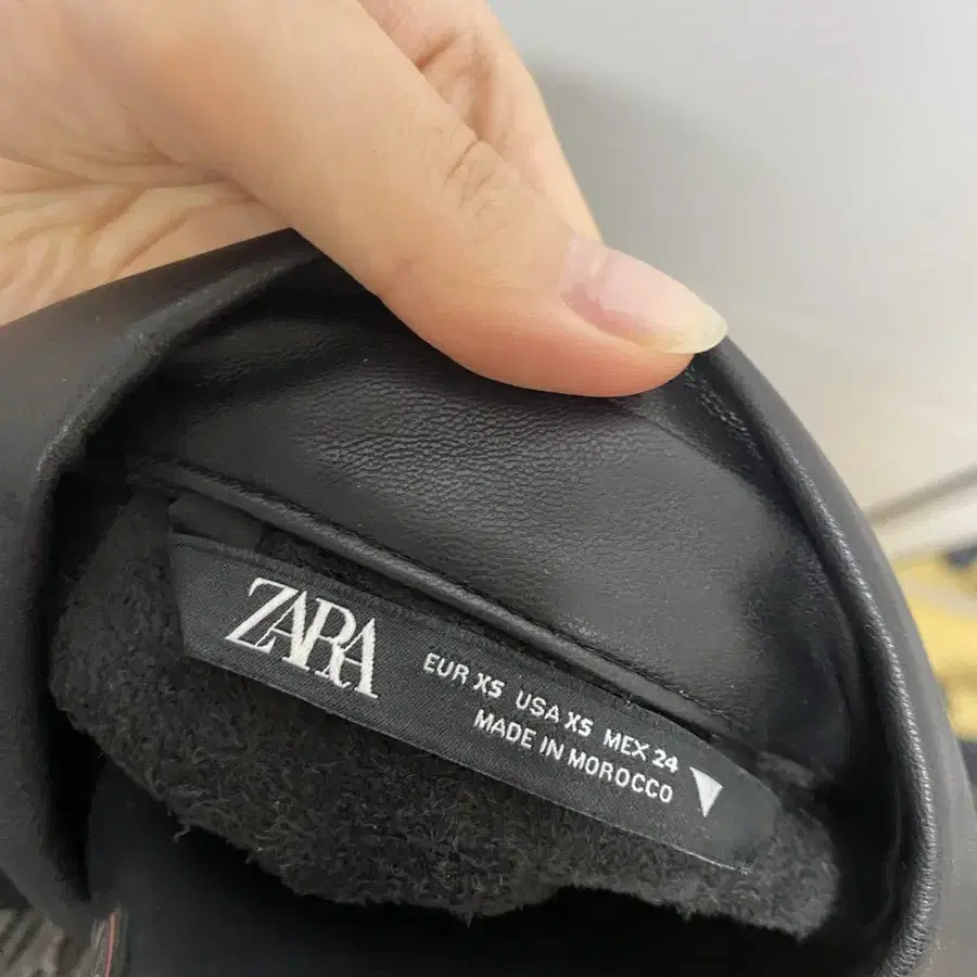 ZARA 가죽 원피스