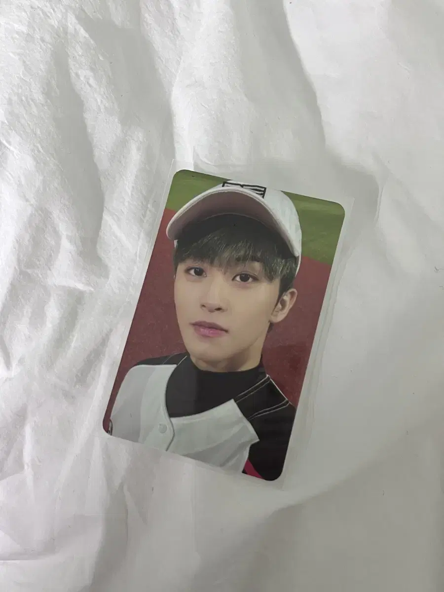 Baseball uniform mark photocard