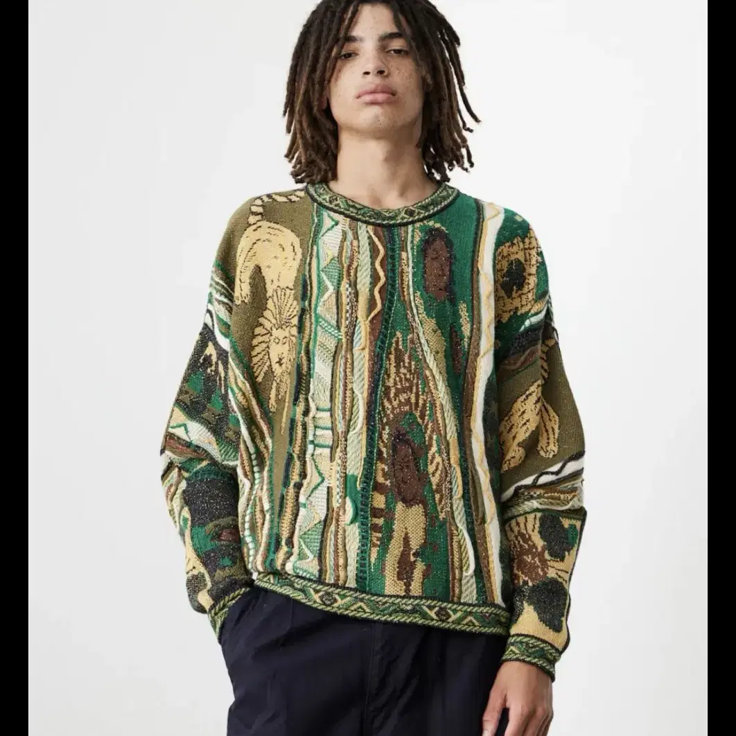 Kapital rasta virgin mary gaudy sweater