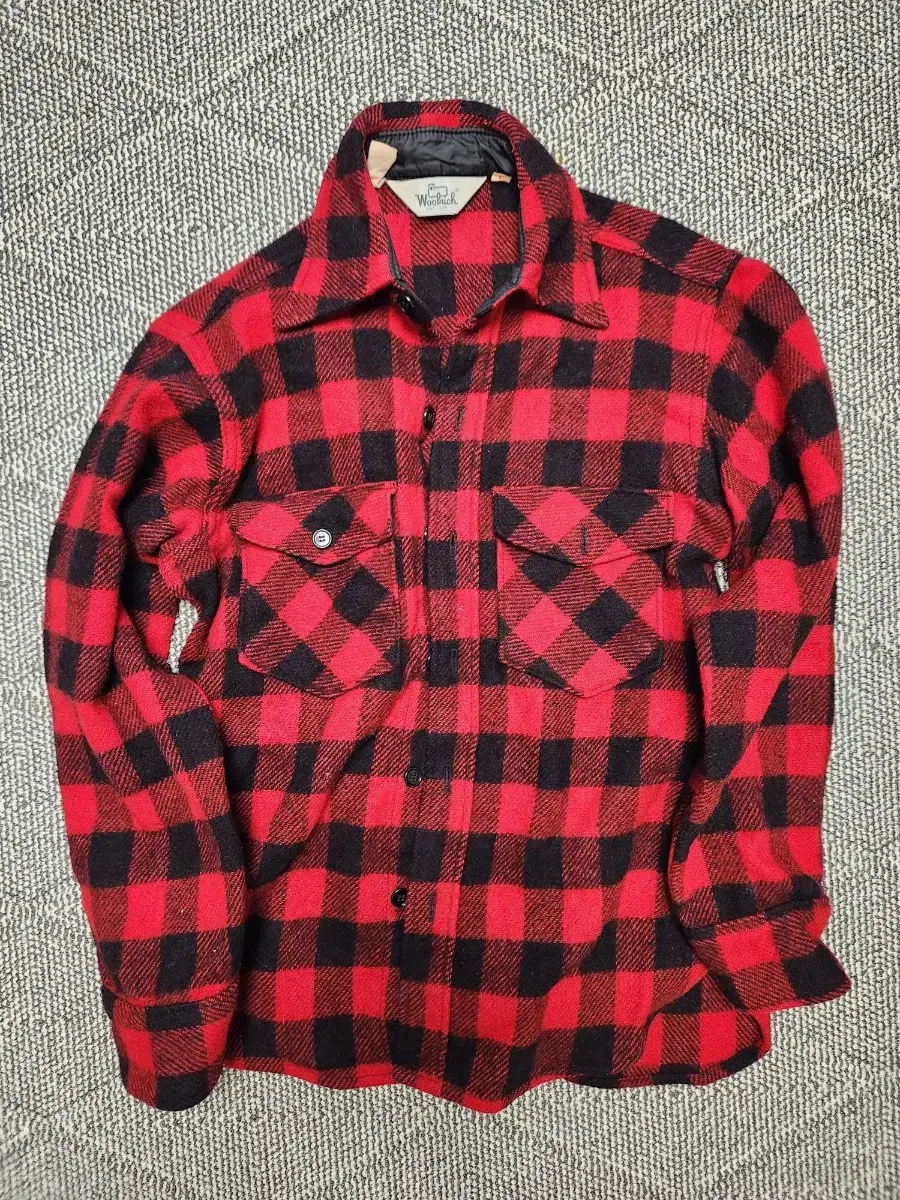 Woolrich Buffalo Check Wool Shirt