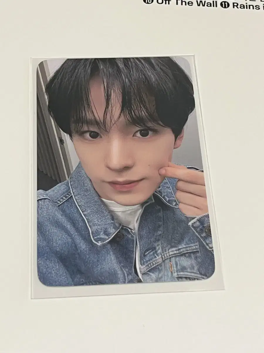 NCT wish everline Uushi unreleased photocard ld WTS