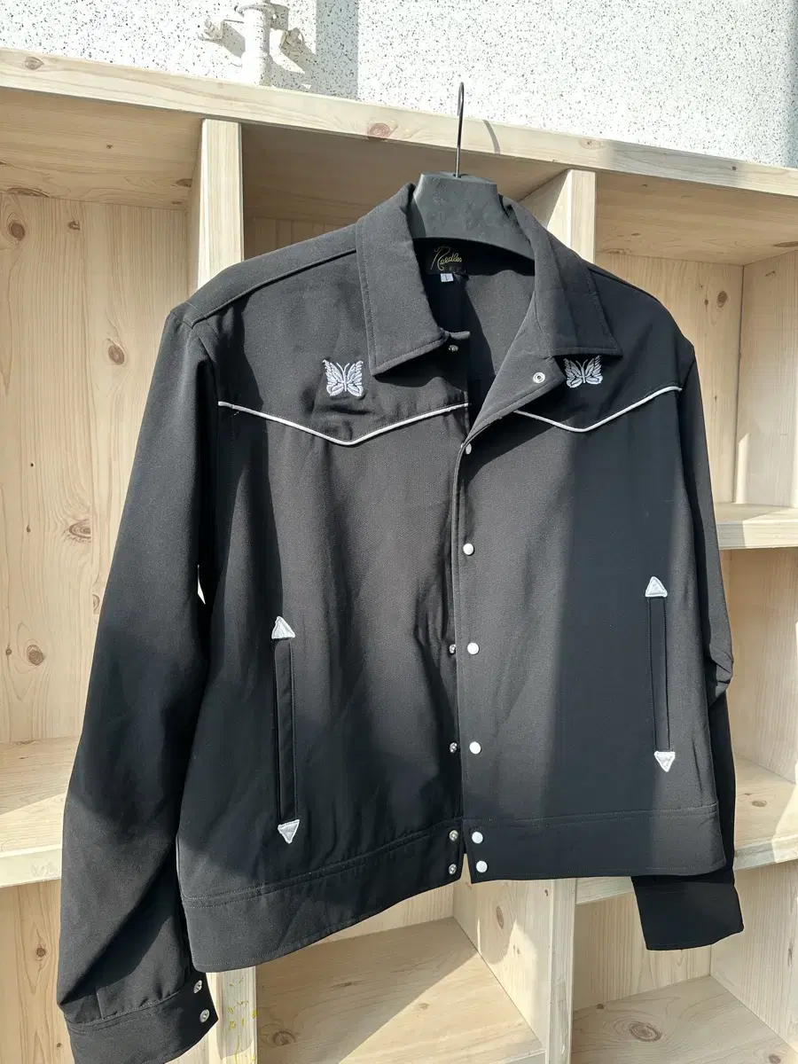 Needles Cowboy Jacket White/Black size L for sale.