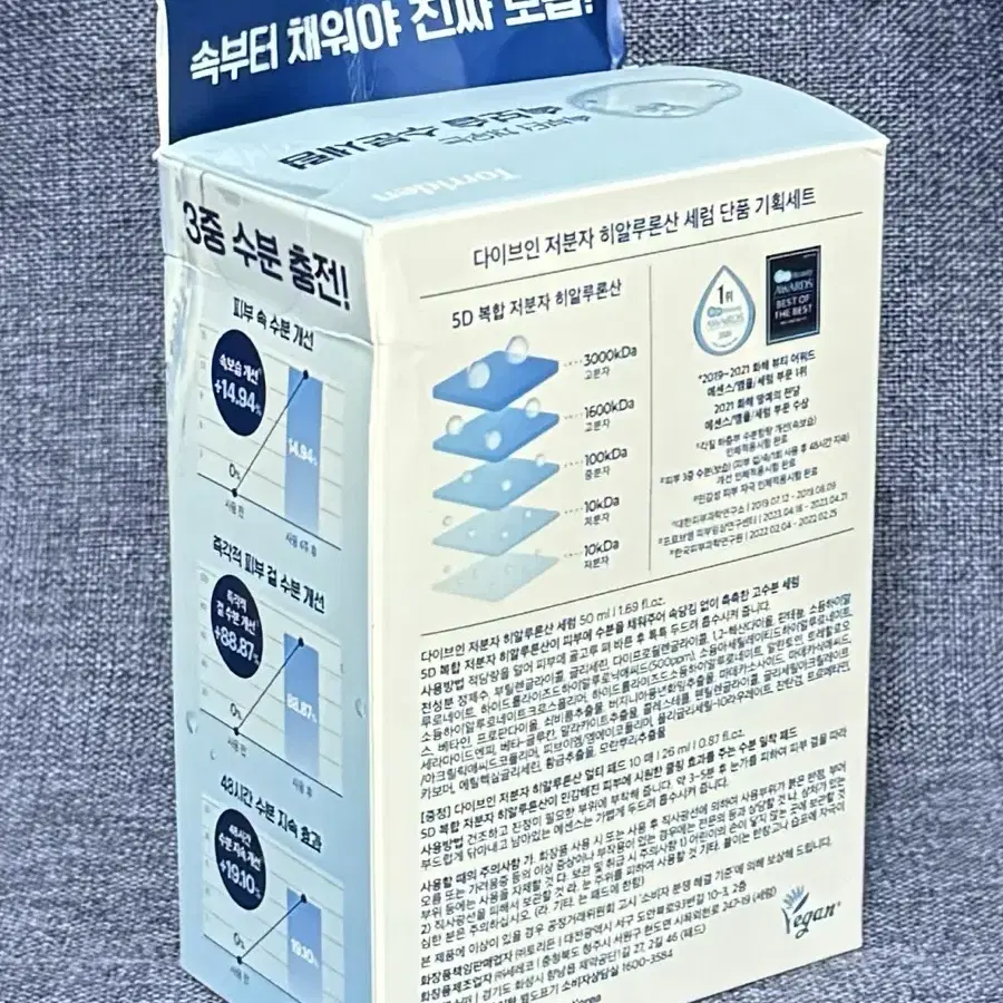 토리든 다이브인 저분자 히알루론산 세럼 50ml+패드 10매