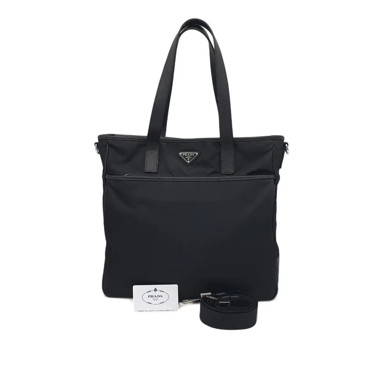 [Holiday sale] Prada 2VG032 Tote Shoulder Bag Briefcase Unisex (with appraisal)