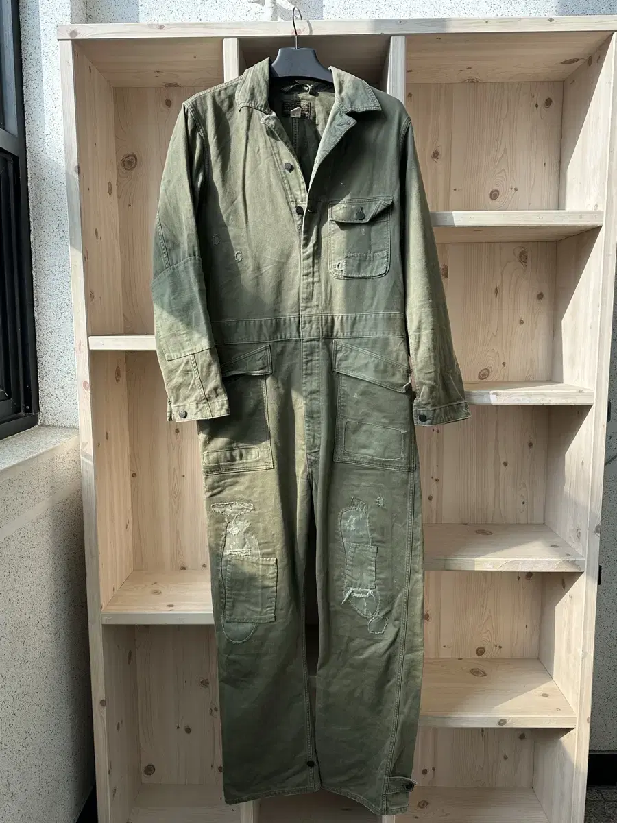 DRL RRL Khaki jumpsuit in khaki for sale in size M.