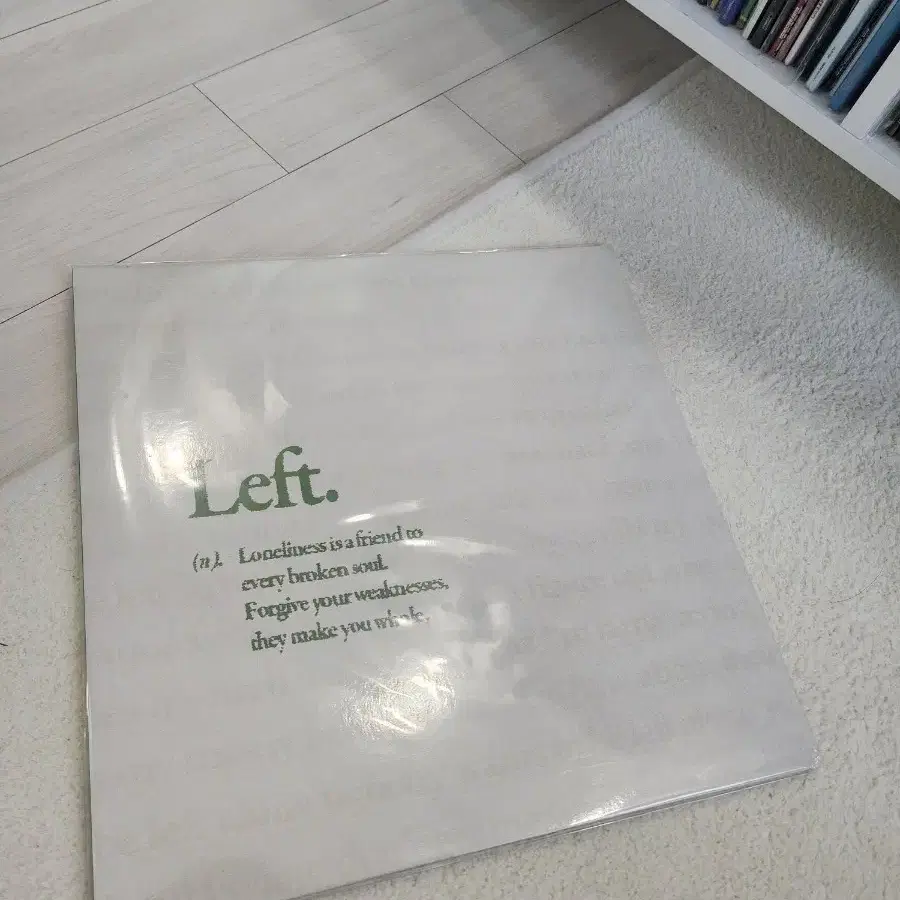 left. lp 엘피 단손 개봉 (미재생)