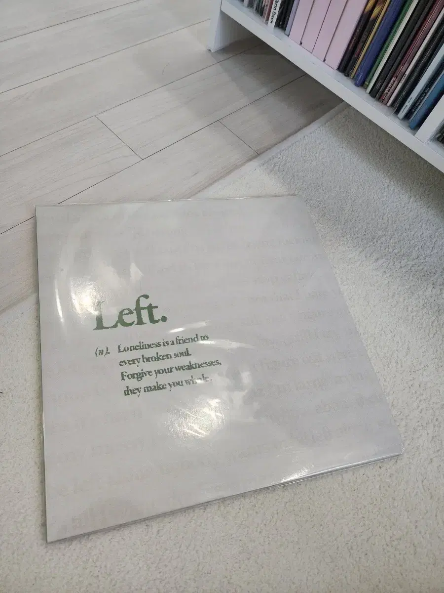 left. lp 엘피 단손 개봉 (미재생)