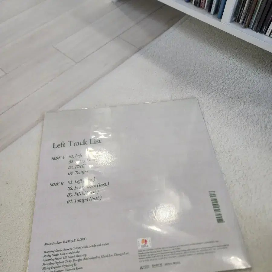 left. lp 엘피 단손 개봉 (미재생)