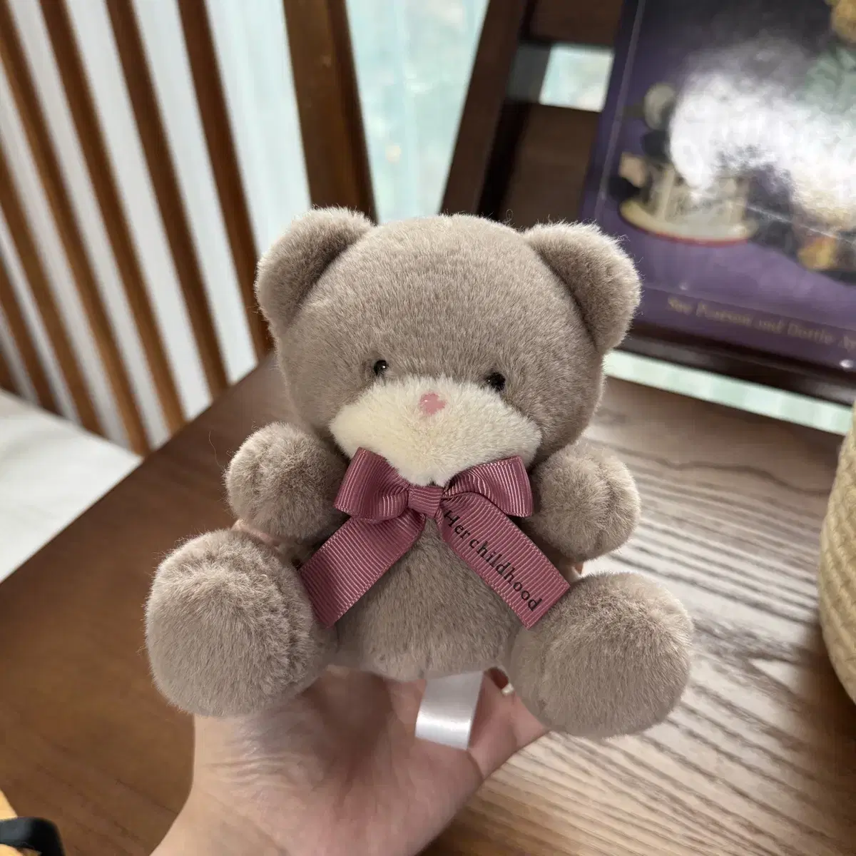 Bear doll her childhood