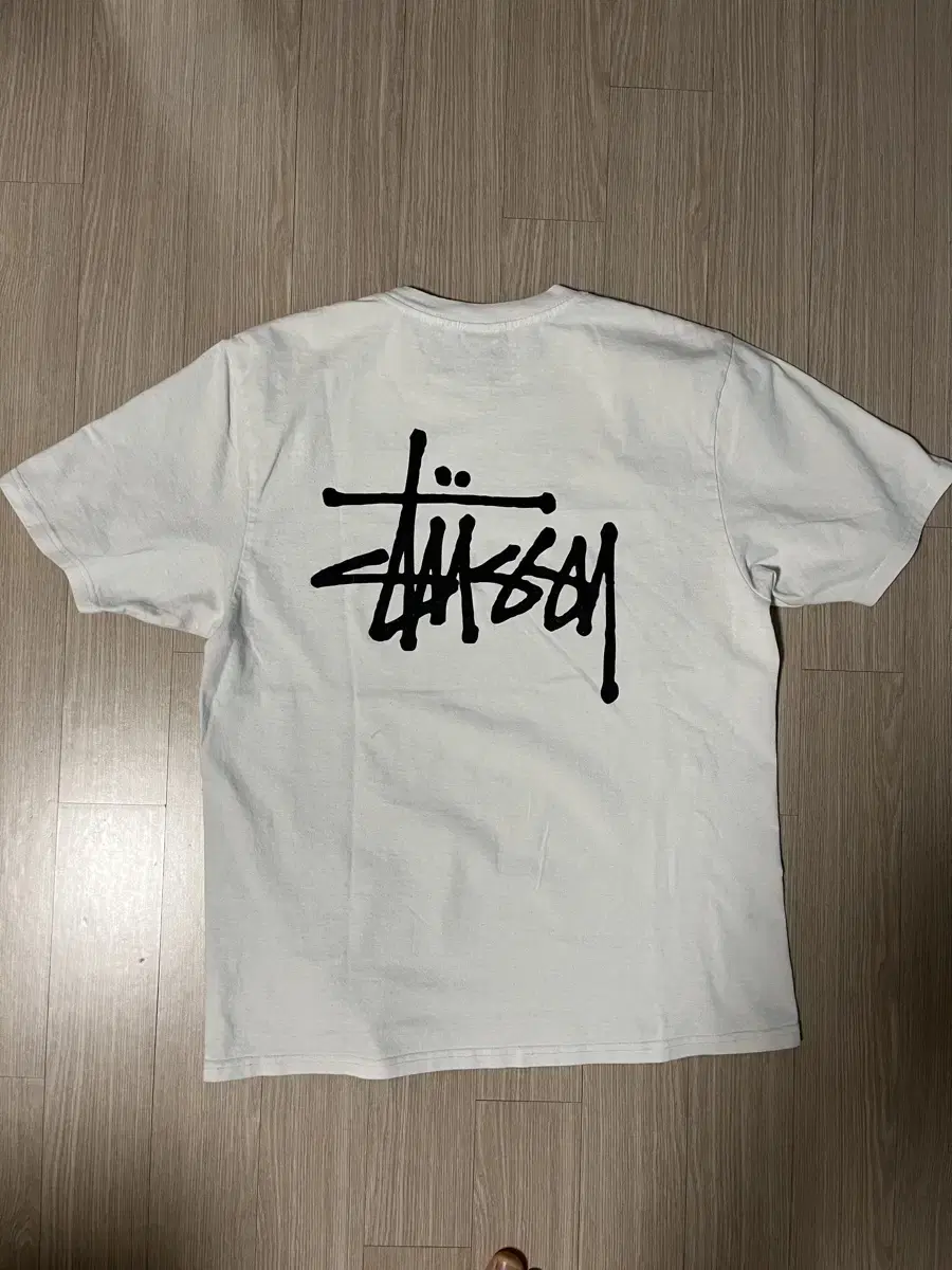 (Genuine) Stussy Stock Logo Basic Short Sleeve T-Shirt M