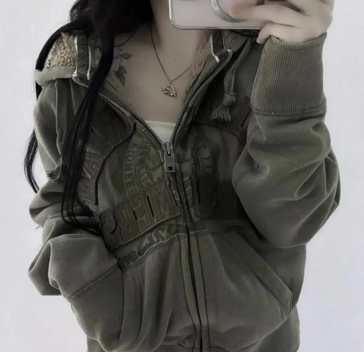 Hua Yu Furry Hoodie Zip Up