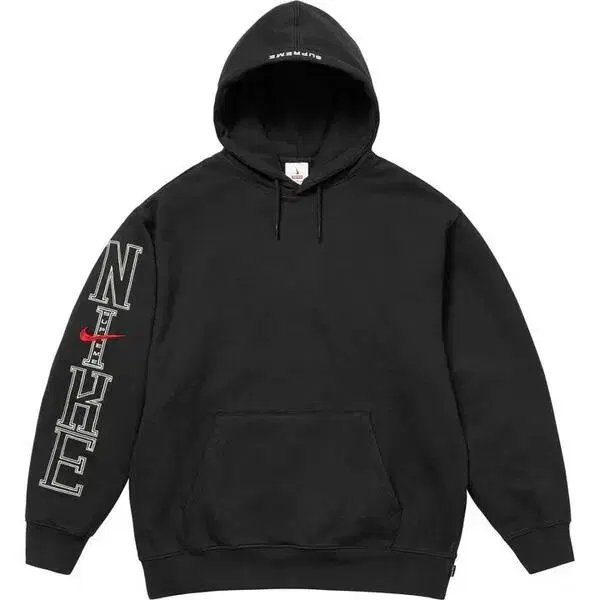 Supreme x Nike Hooded Sweatshirt Black -