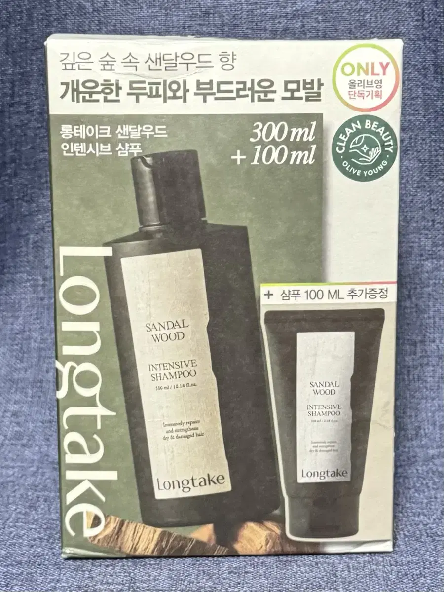 롱테이크 샌달우드 인텐시브 샴푸 300ml+100ml