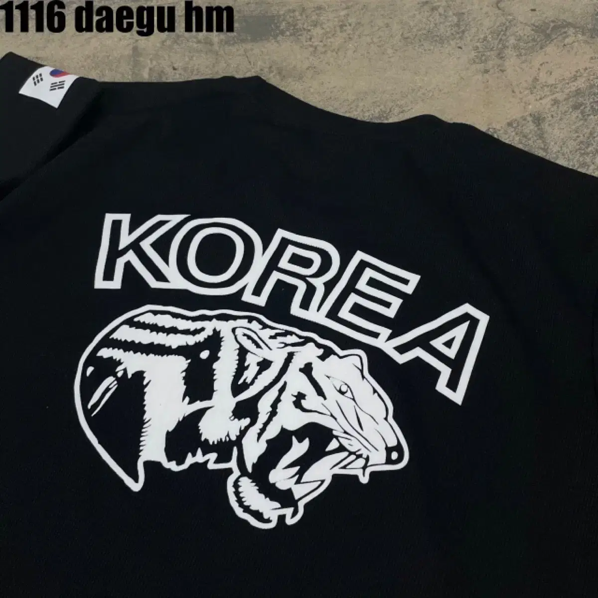 GUN JI KOREA ROCA 반팔 L