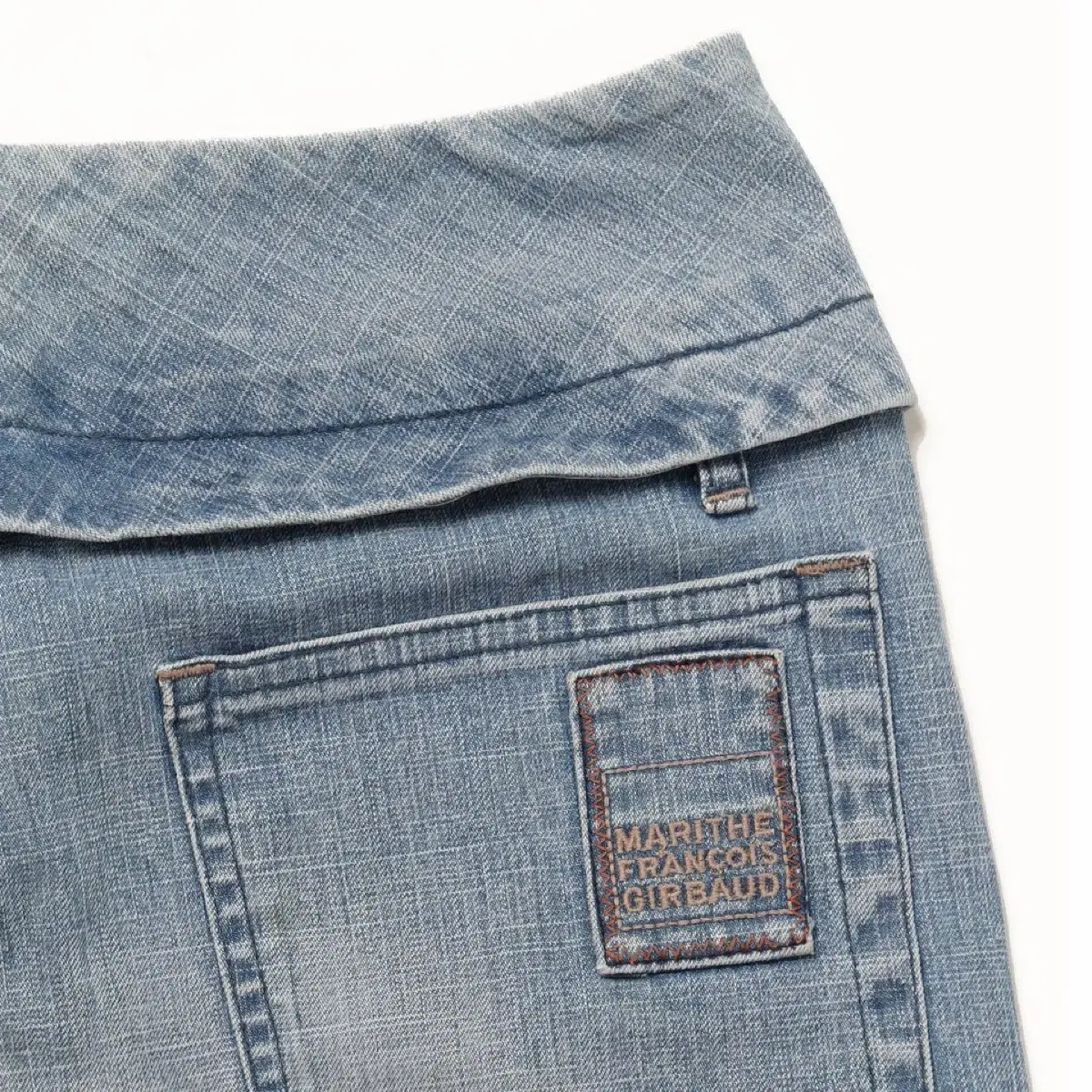 MARITHE FRANCOIS GIRBAUD Denim Skirt