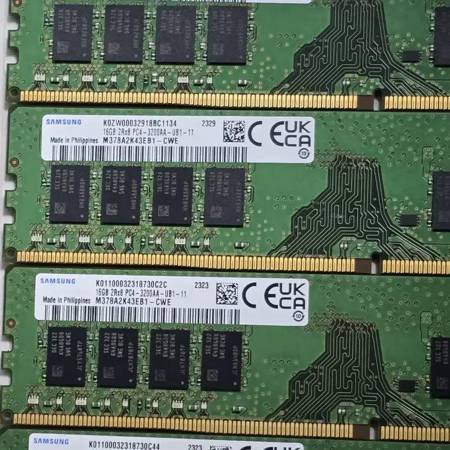 삼성 DDR4 3200 16G 양면 2개 (서울)