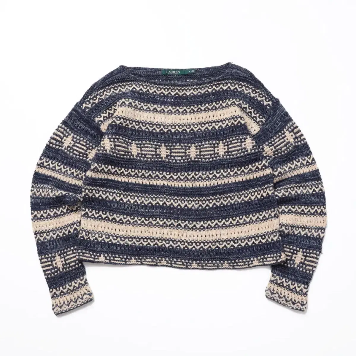 Ralph Lauren Aztec Linen Knit