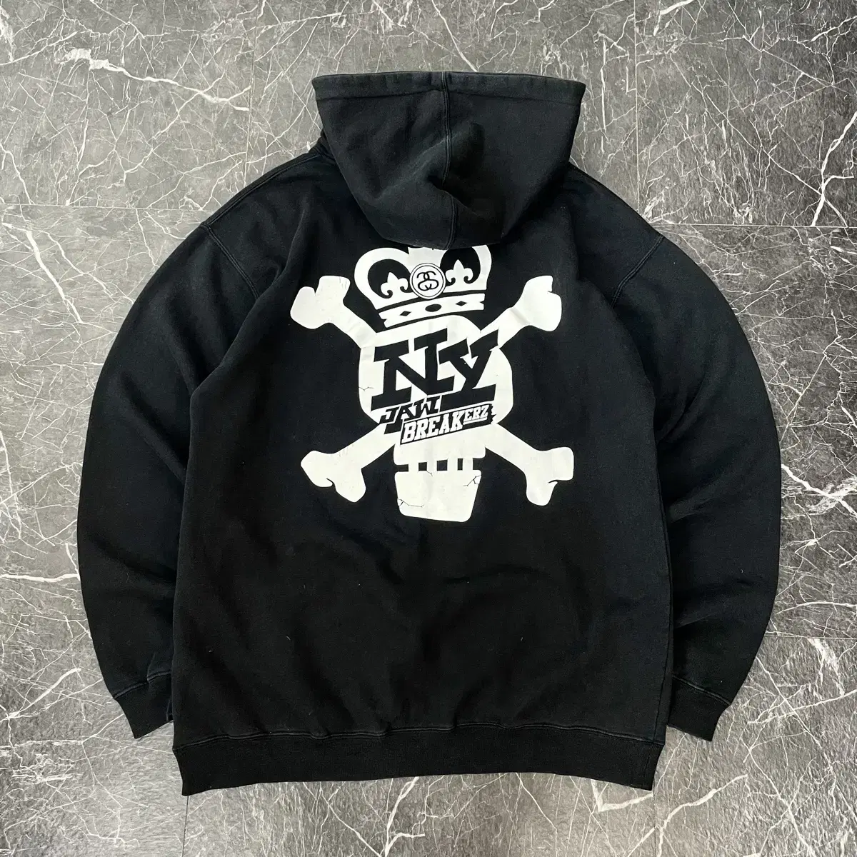 Stussy Multi Printed Hoodie Black