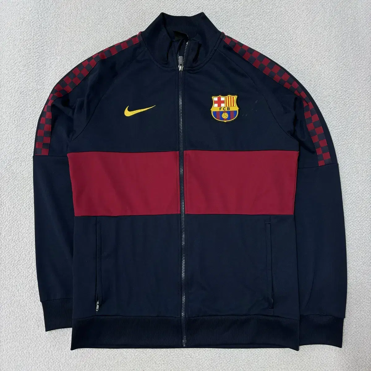 Nike Jersey Zip Up Baro Barcelona Shirt