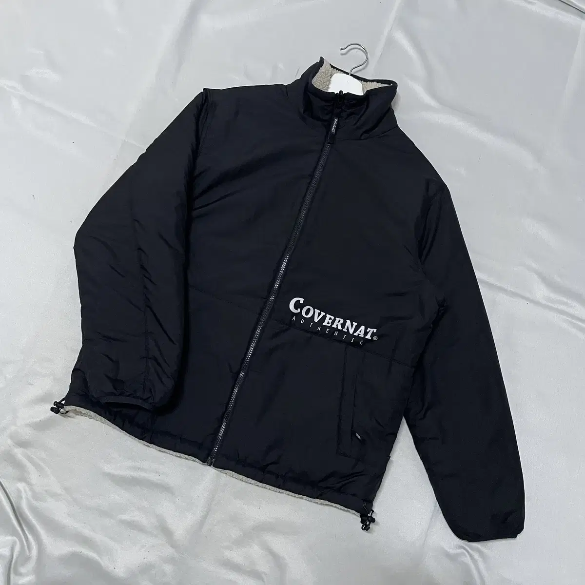 [M] Covernat Double-sided Fleece Hooded Fleece Windbreaker Wanwon Shop