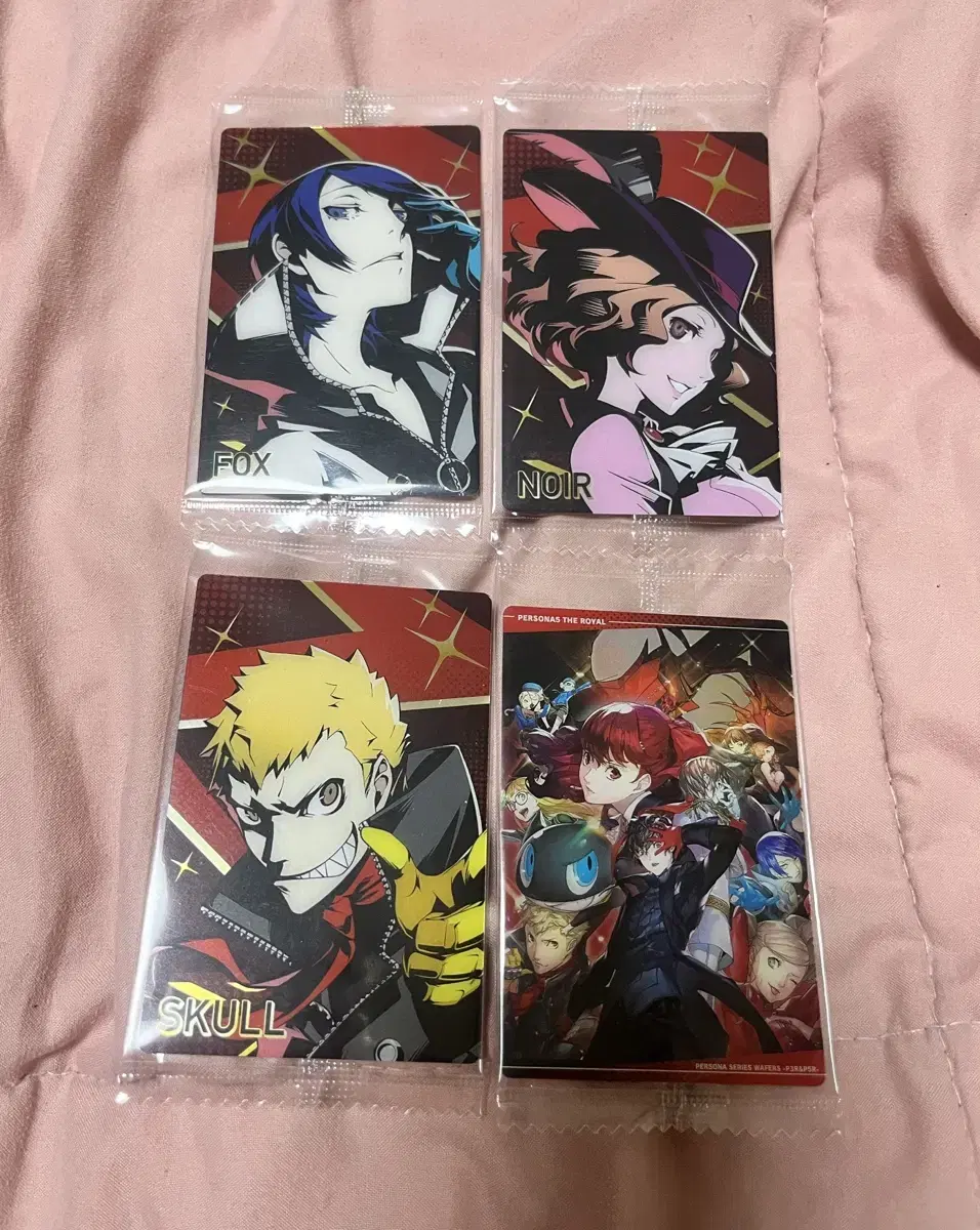 Persona 5 Wehares Card Yusuke+Haru+Ryuji+Illustration Card