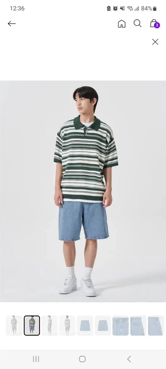 에잇세컨즈 버뮤다 데님 쇼츠,청반바지