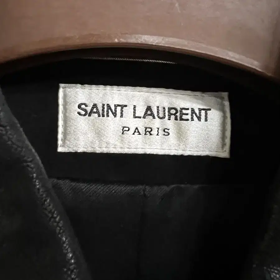 생로랑 테슬 레더 자켓 slp saint laurent paris