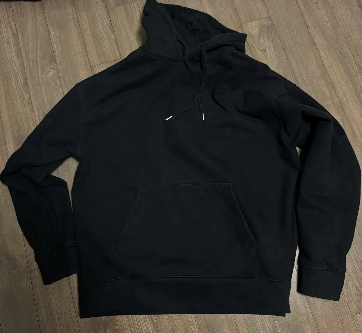 Standard Heavyweight Oversized Oversized Hoodie Black XL